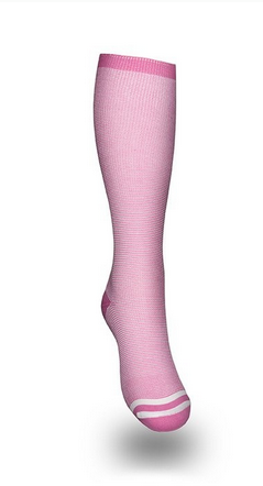 Medisox Trend Jeans Støttestrømpe (Pink/Hvid)
